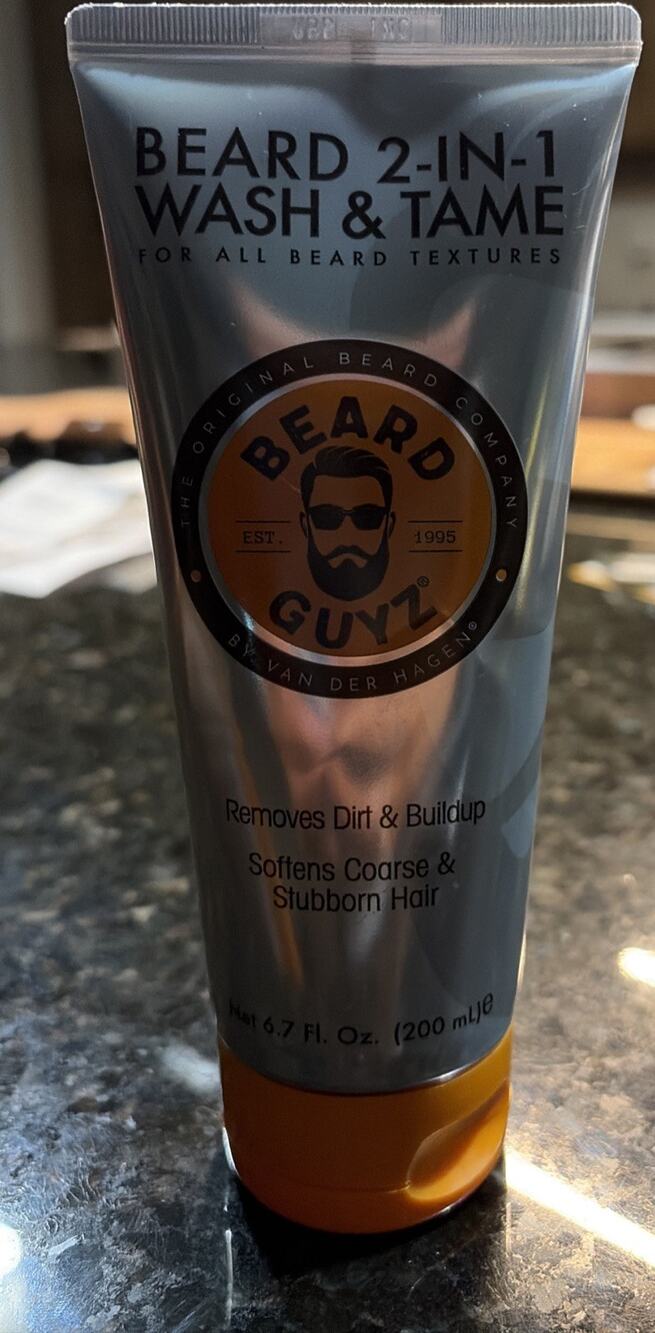 Beard Guyz 2-in-1 Tame and Wash - 6.7 oz coarse hair